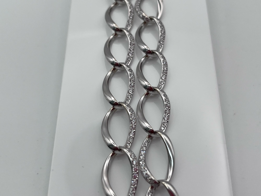 КОЛЬЕ С КАМНЯМИ Au 585