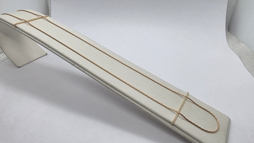 ЦЛЖГ585 ЦЕПЬ ПОЛНОВЕСНАЯ Жгут(снейк) (Au 585)