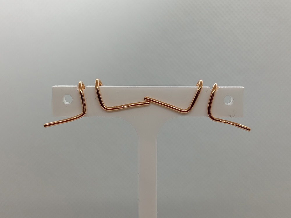 С10012317 СЕРЬГИ КАФФЫ без камня (Au 585)