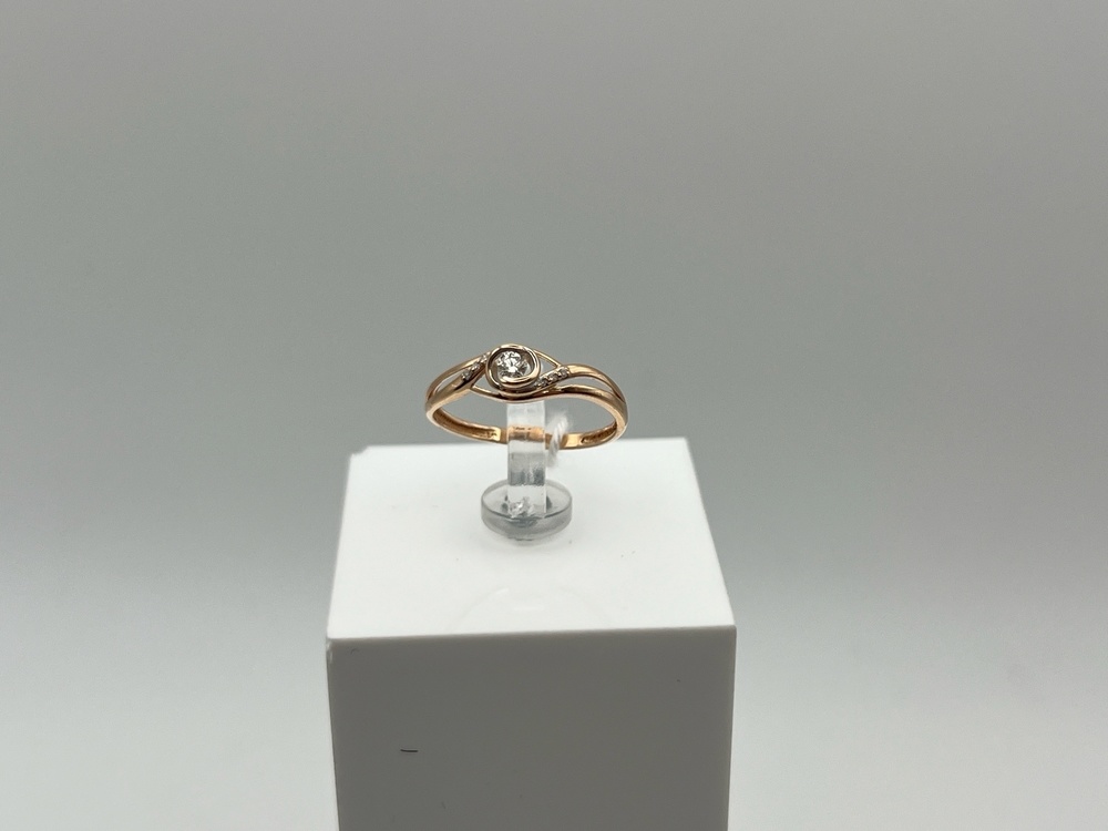 КОЛЬЦО БРИЛЛИАНТ Au 585