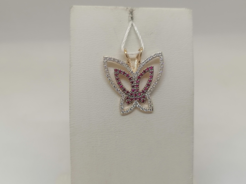 ПОДВЕСКА С КАМНЯМИ (Au 585)