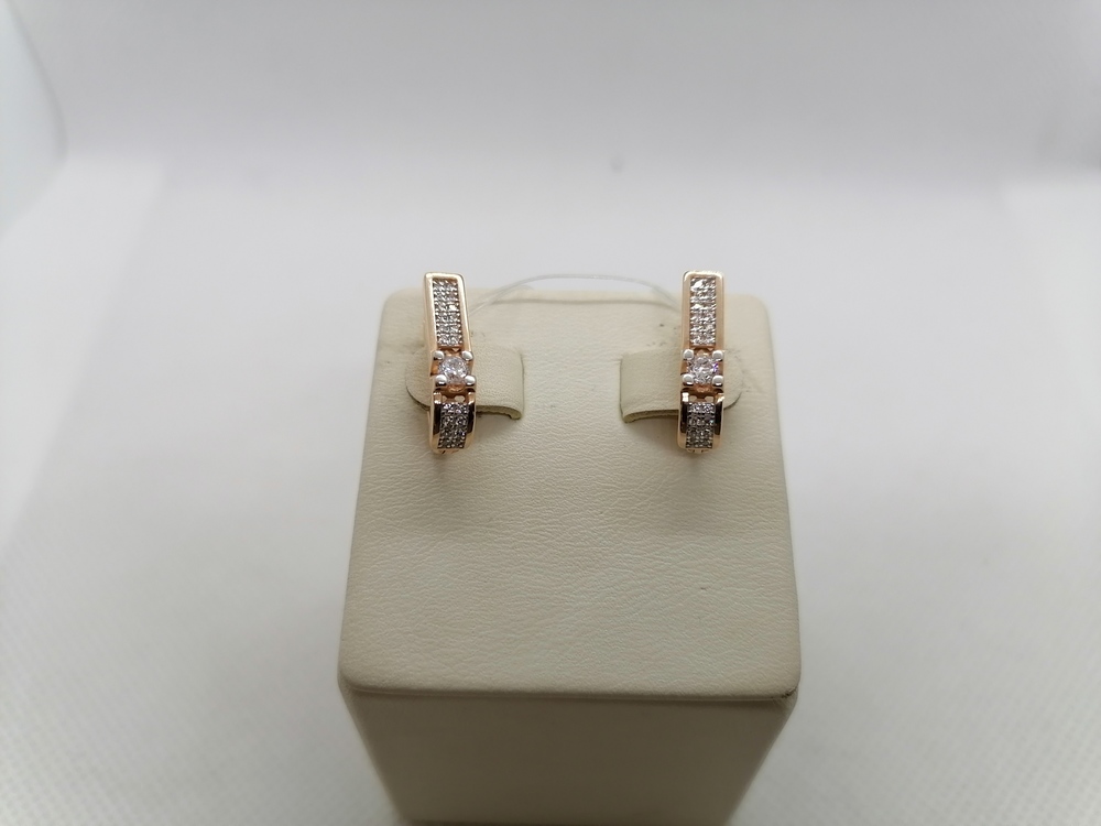 СЕРЬГИ С КАМНЯМИ (Au 585)