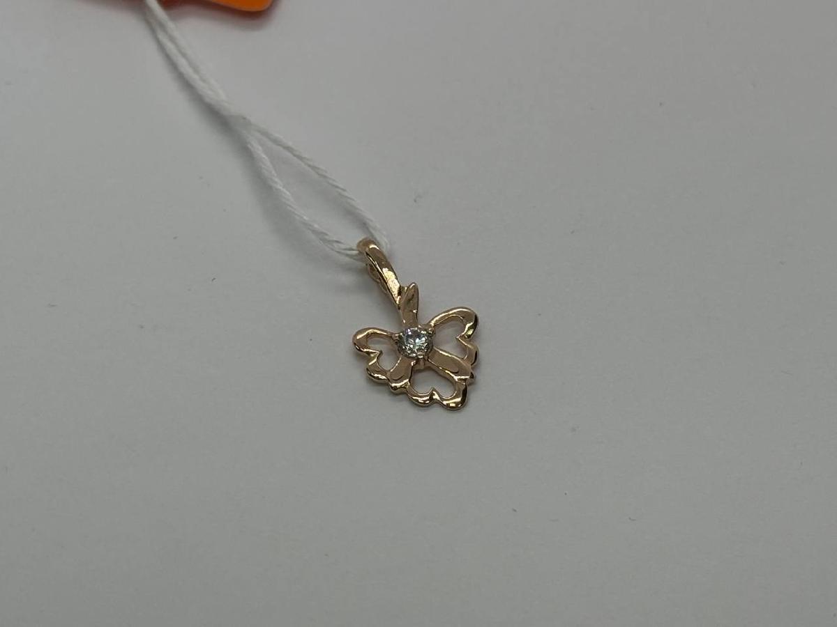 ПОДКМ585 ПОДВЕСКА С КАМНЕМ (Au 585)