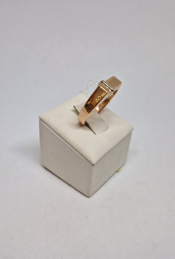 01-0048 КОЛЬЦО ПЕЧАТКА без камня (Au 585)