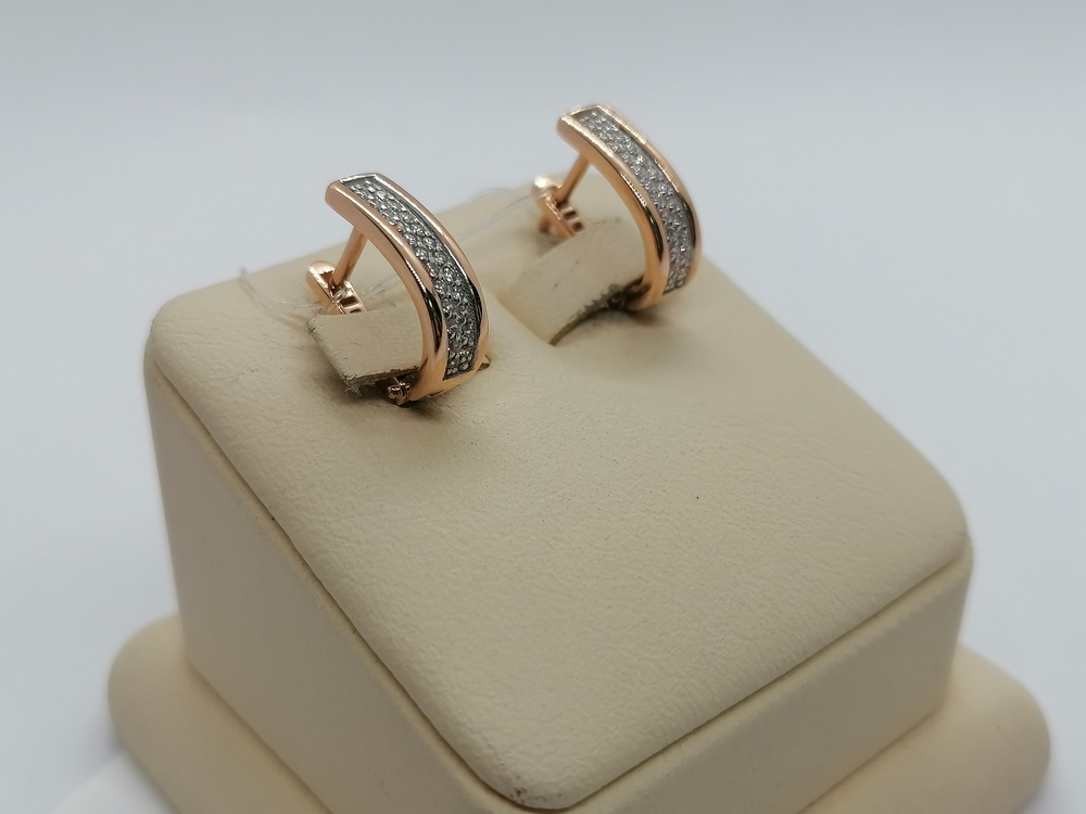 СЕРЬГИ С КАМНЯМИ (Au 585)