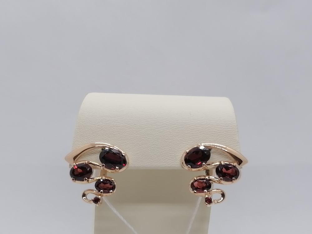 СЕРЬГИ С КАМНЯМИ (Au 585)