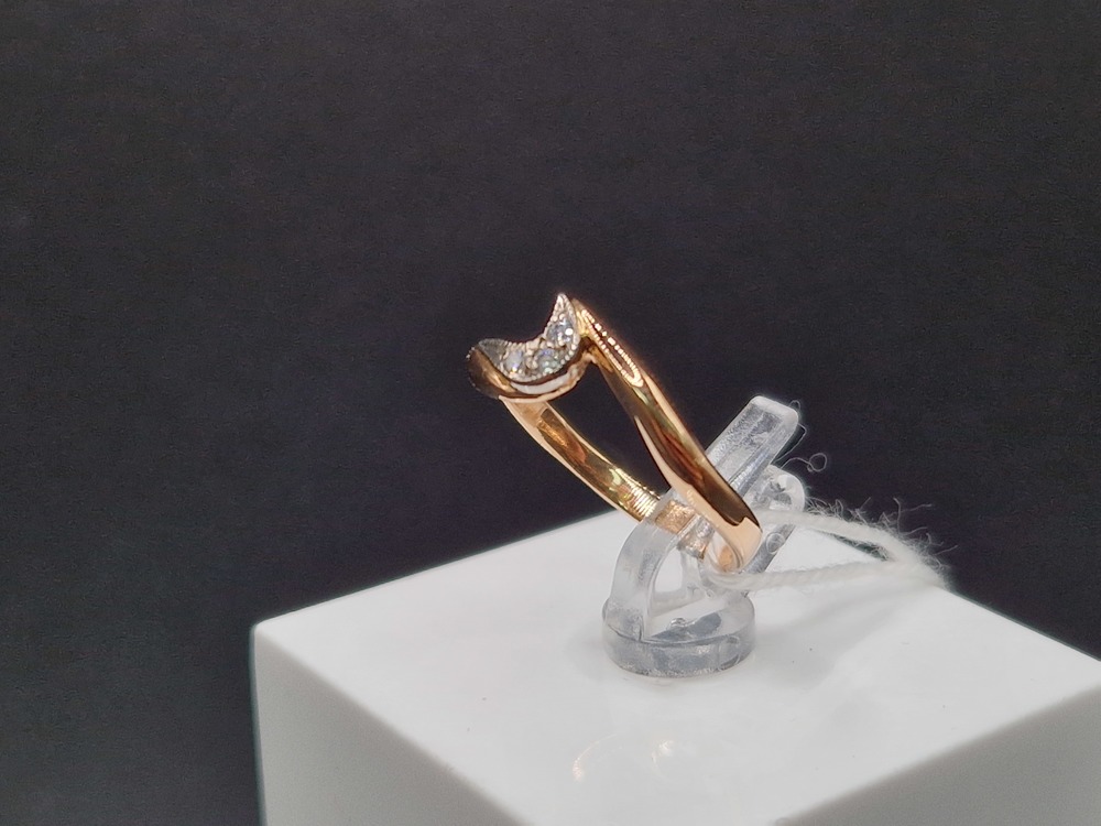 КОЛКМИ585 КОЛЬЦО С КАМНЯМИ (Au 585)