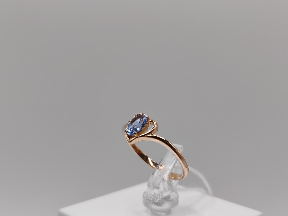 КОЛКМ585 КОЛЬЦО С КАМНЕМ (Au 585)