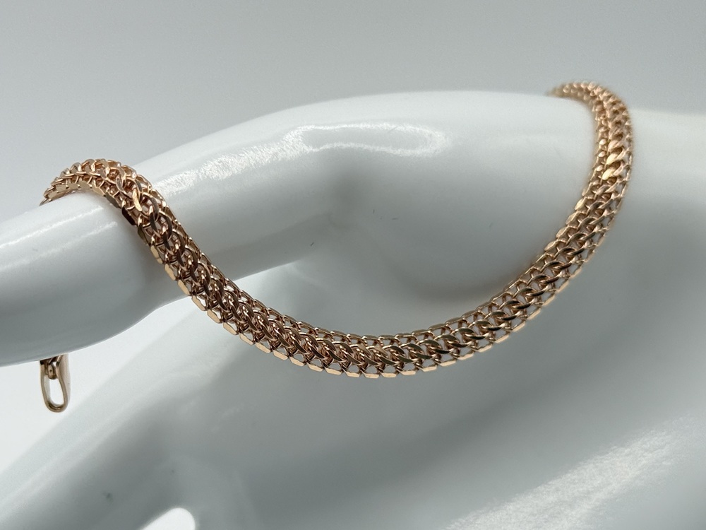 БРАСЛЕТ ПОЛНОВЕСНЫЙ Итальянка Au 585