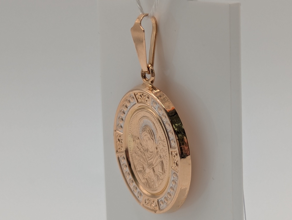 ПОДИБК585 ПОДВЕСКА ИКОНА БЕЗ КАМНЯ (Au 585)