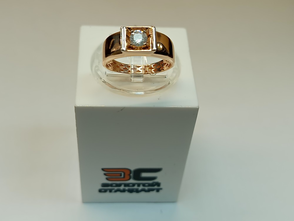 КОЛЬЦО С КАМНЕМ (Au 585)