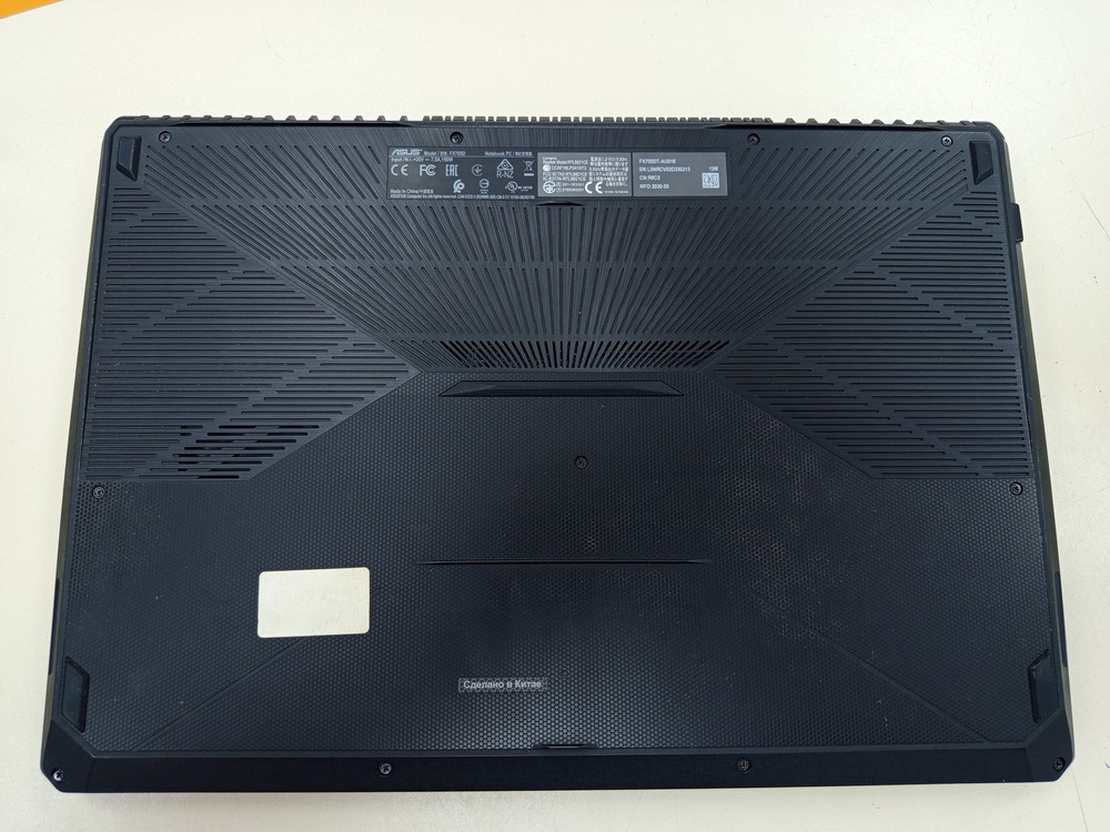 Ноутбук ASUS TUF GAMING; Ryzen 7 3750H, GeForce GTX 1650, 16 Гб, 500 Гб, Нет