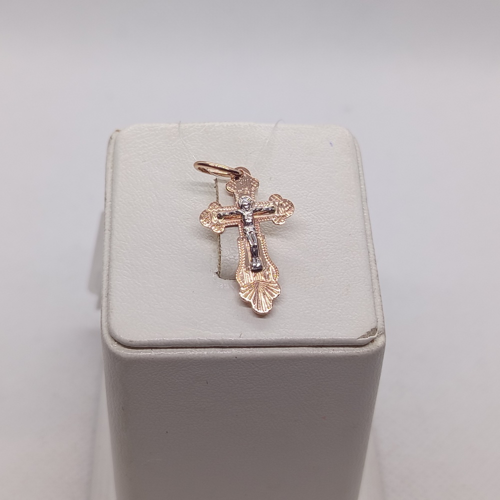 ПОДВЕСКА КРЕСТ без камня (Au 585)