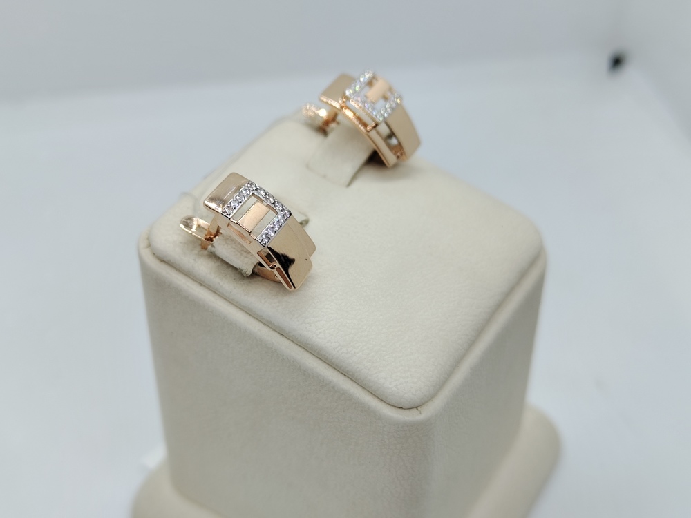 СЕРЬГИ С КАМНЯМИ (Au 585)