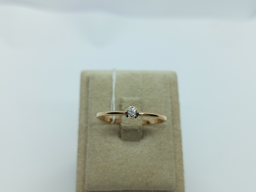 КОЛЬЦО БРИЛЛИАНТ Au 585