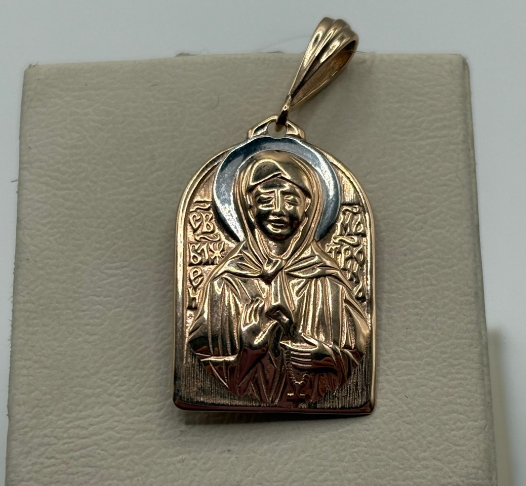 819-00081-10-00-00-00 ПОДВЕСКА ИКОНА без камня (Au 585)