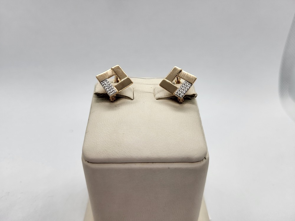 СЕРЬГИ С КАМНЯМИ (Au 585)