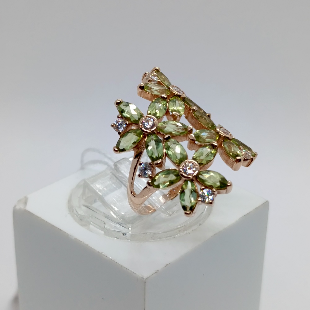 КОЛКМИ585 КОЛЬЦО С КАМНЯМИ (Au 585)