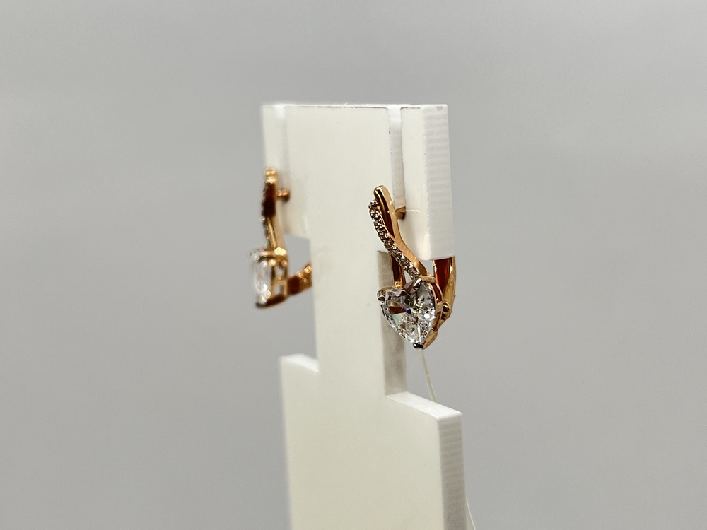 СЕРЬГИ С КАМНЯМИ (Au 585)