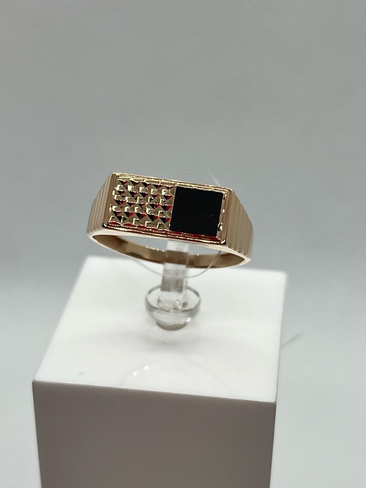 КОЛЬЦО ПЕЧАТКА с камнем (Au 585)