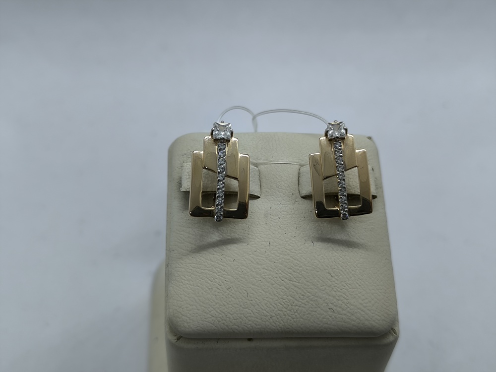 СЕРЬГИ С КАМНЯМИ (Au 585)