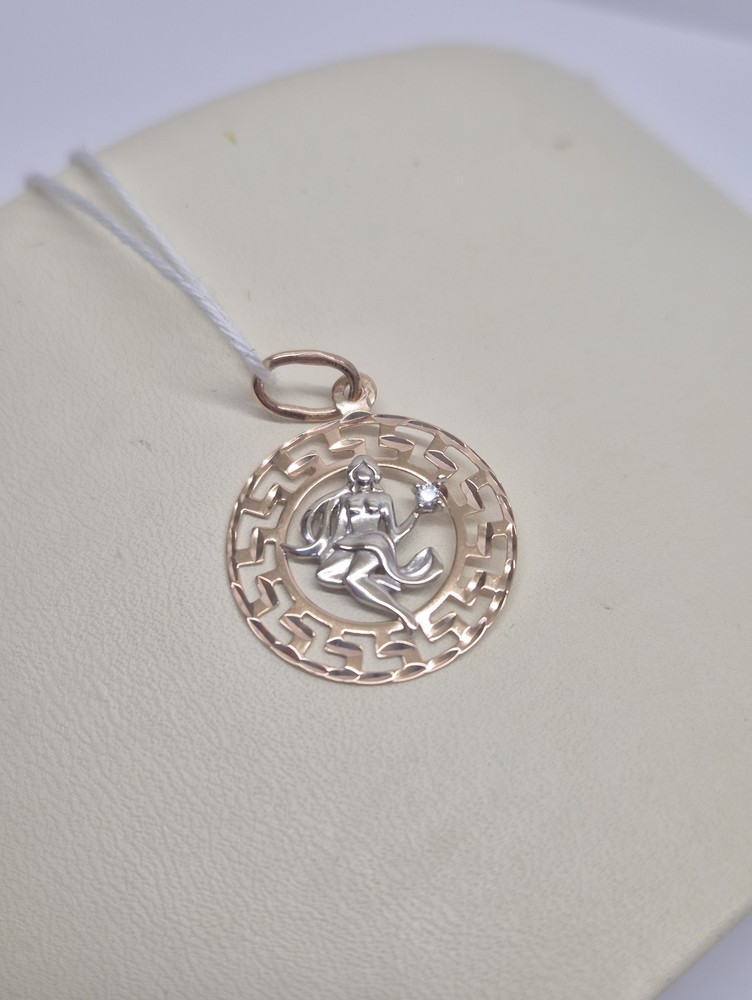 ПОДВЕСКА ЗНАК ЗОДИАКА ДЕВА Au 585