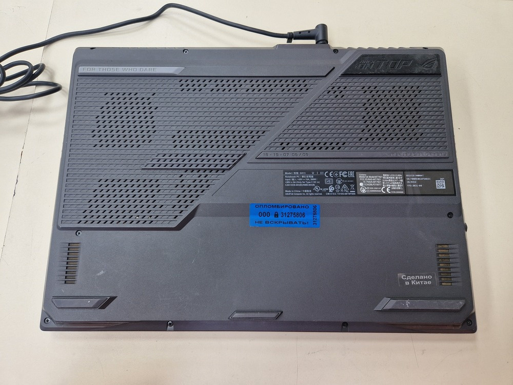 Ноутбук ASUS Rog Strix G513IE-HN004T; Ryzen 7 4800H, GeForce RTX 3050 Ti, 16 Гб, 512 GB, Нет