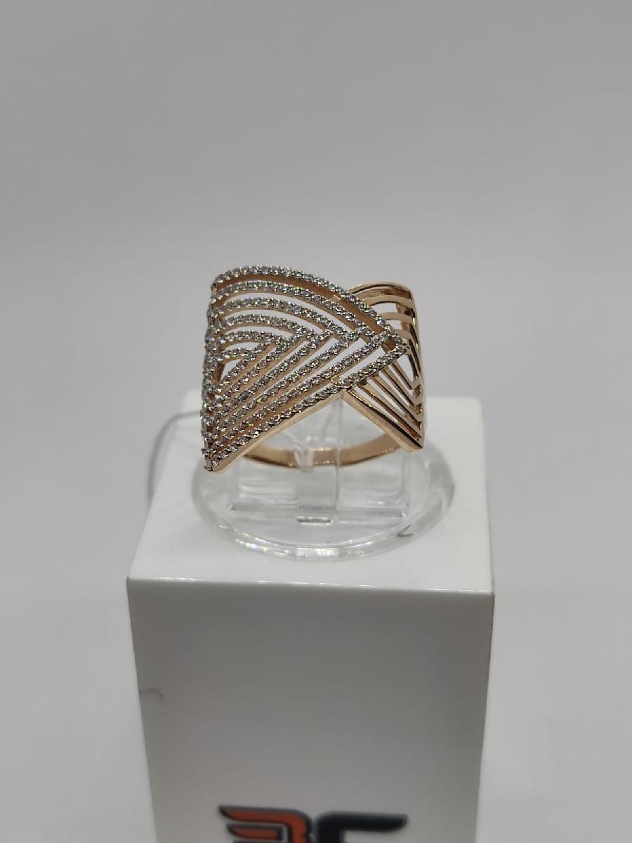 КОЛЬЦО С КАМНЯМИ (Au 585)