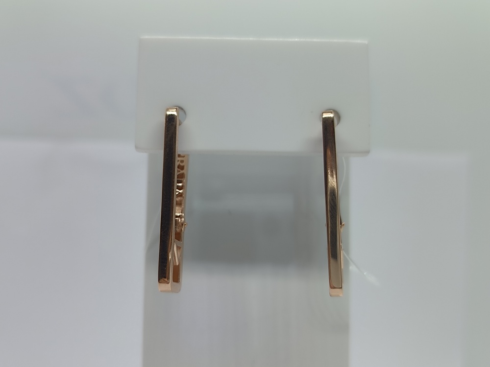 СЕРЬГИ БЕЗ КАМНЯ (Au 585)