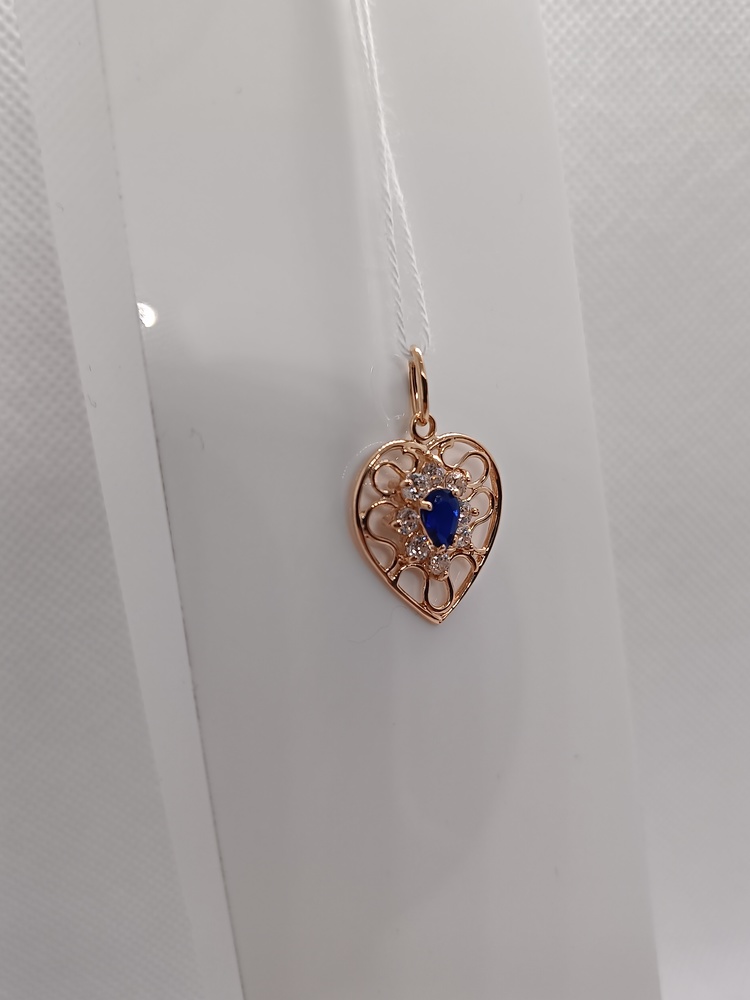 ПОДКМИ585 ПОДВЕСКА С КАМНЯМИ (Au 585)