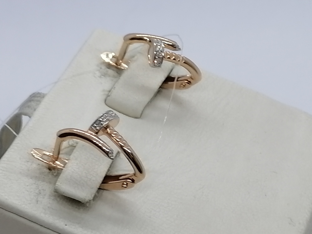 СЕРЬГИ БРИЛЛИАНТ (Au 585)