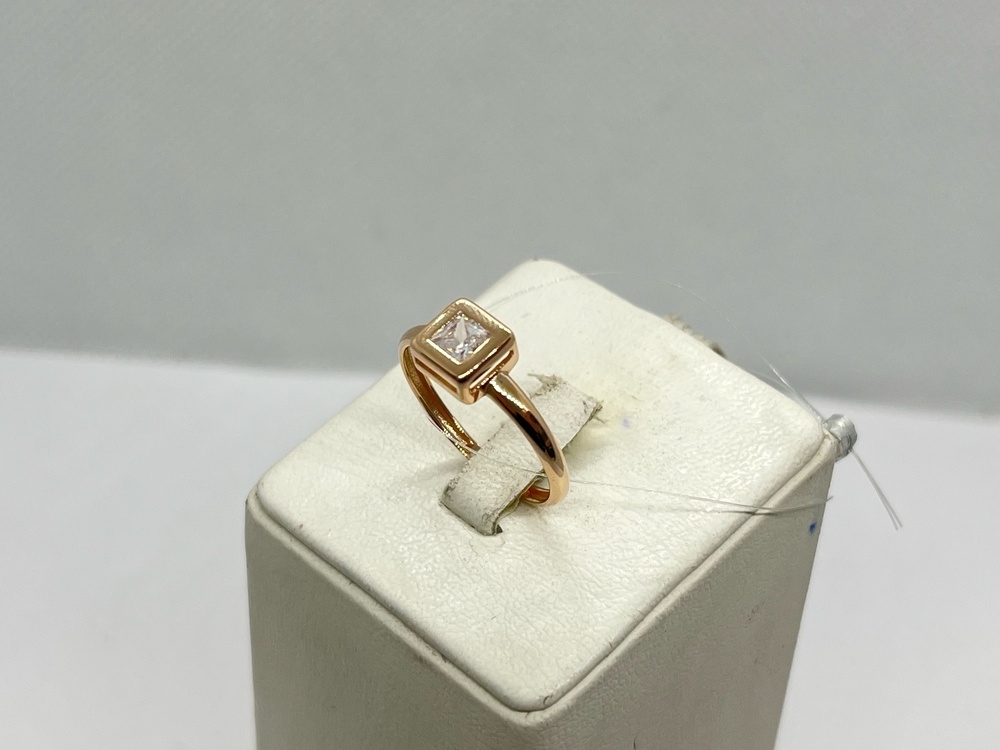 КОЛЬЦО С КАМНЕМ (Au 585)