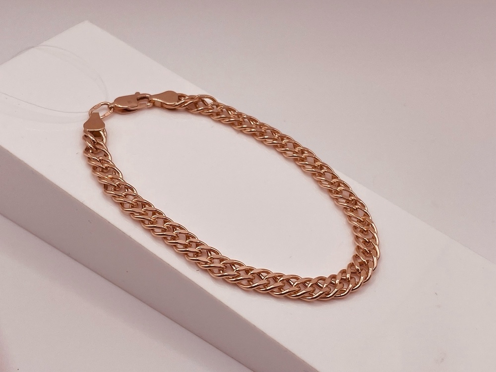 БРАСЛЕТ ПУСТОТЕЛЫЙ Ромб (Au 585)