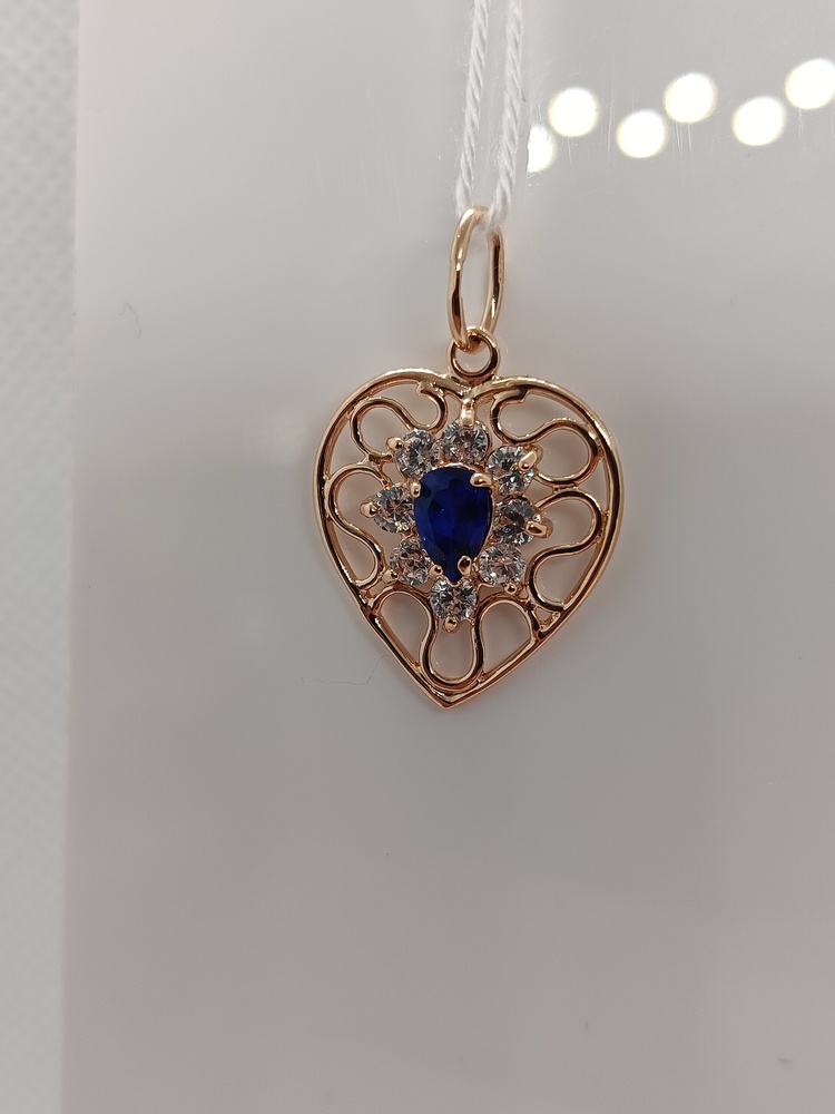 ПОДКМИ585 ПОДВЕСКА С КАМНЯМИ (Au 585)