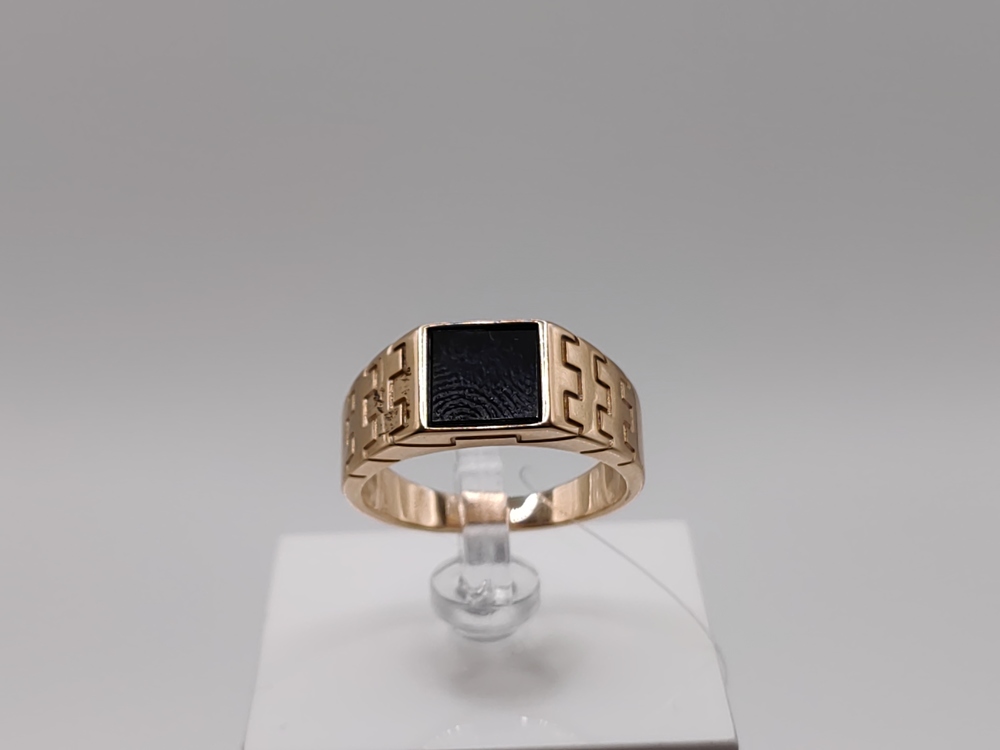 08-540163 КОЛЬЦО ПЕЧАТКА с камнем (Au 585)