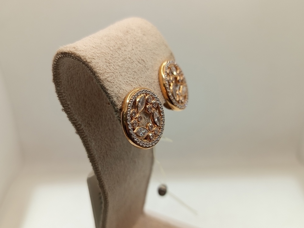 СЕРЬГИ С КАМНЯМИ (Au 585)