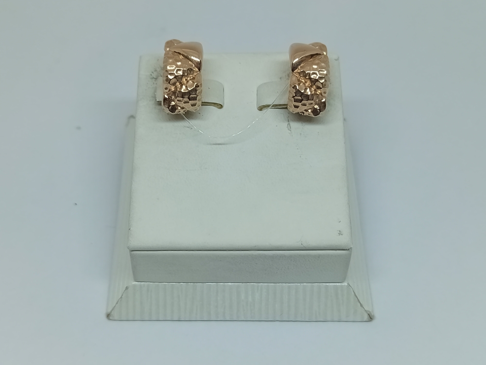 СЕРЬГИ БЕЗ КАМНЯ (Au 585)