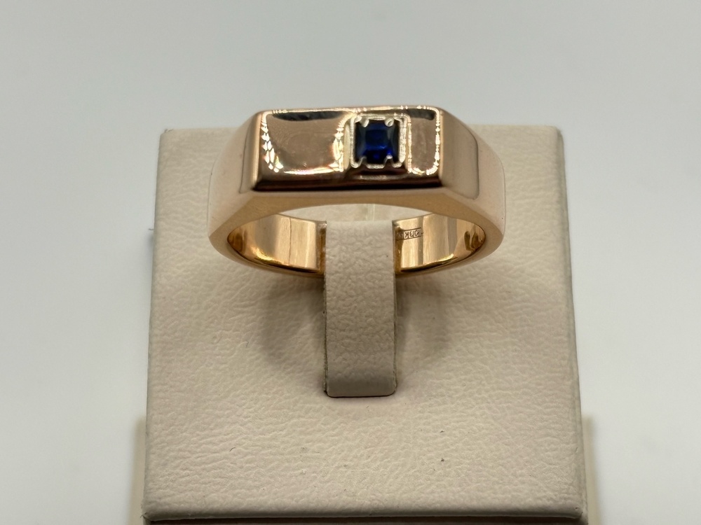 31-0309-С КОЛЬЦО ПЕЧАТКА с камнем (Au 585)