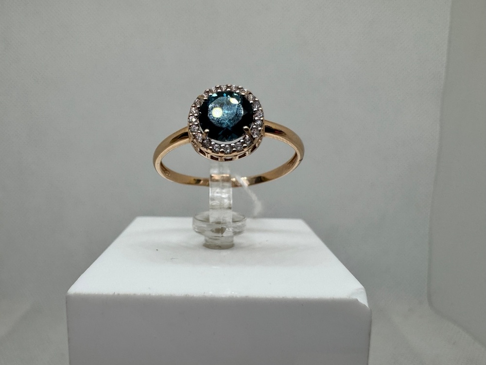 КОЛКМИ585 КОЛЬЦО С КАМНЯМИ (Au 585)