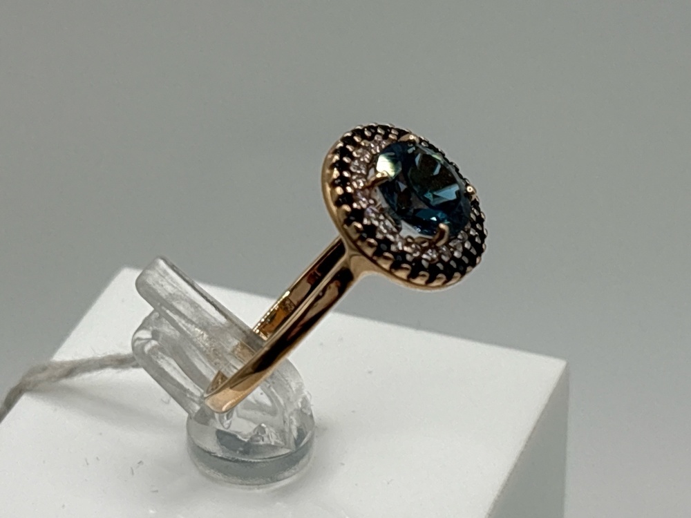 КОЛКМИ585 КОЛЬЦО С КАМНЯМИ (Au 585)