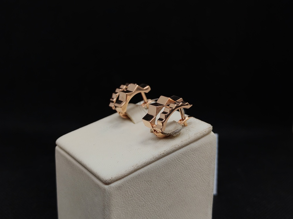 СЕРЬГИ БЕЗ КАМНЯ (Au 585)