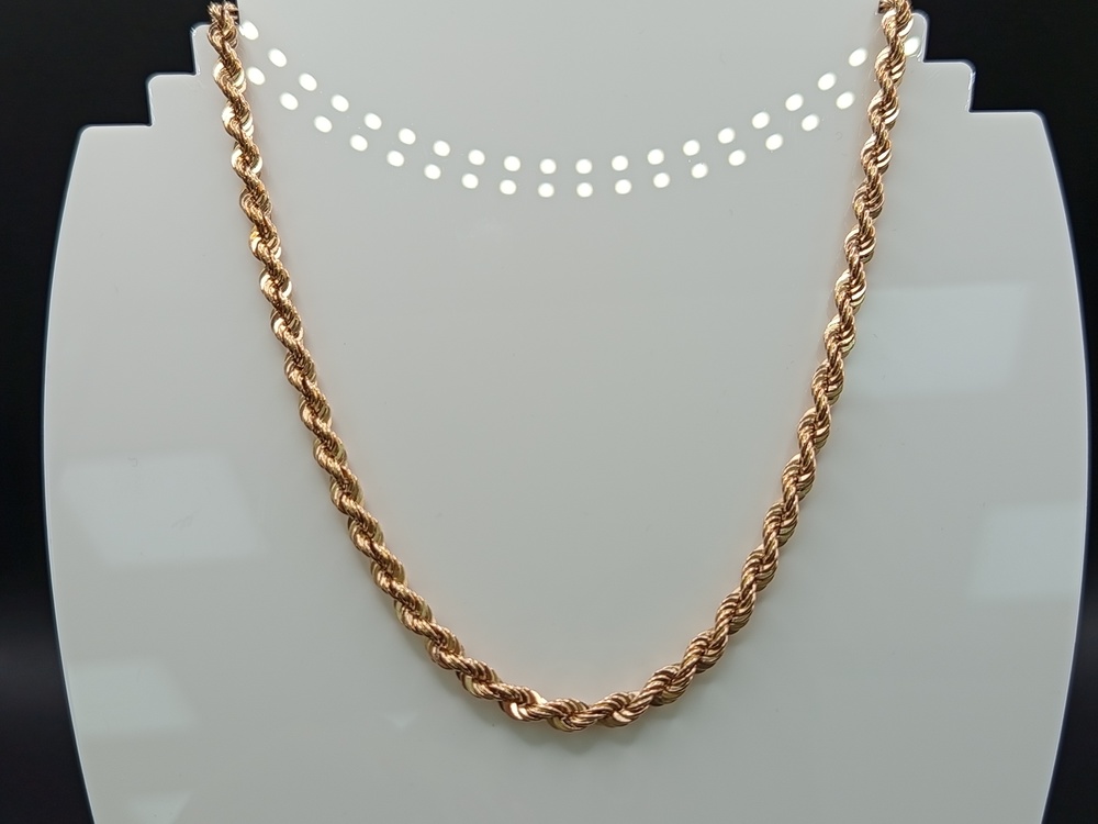 ЦЛВР585 ЦЕПЬ ПОЛНОВЕСНАЯ Веревка (Au 585)