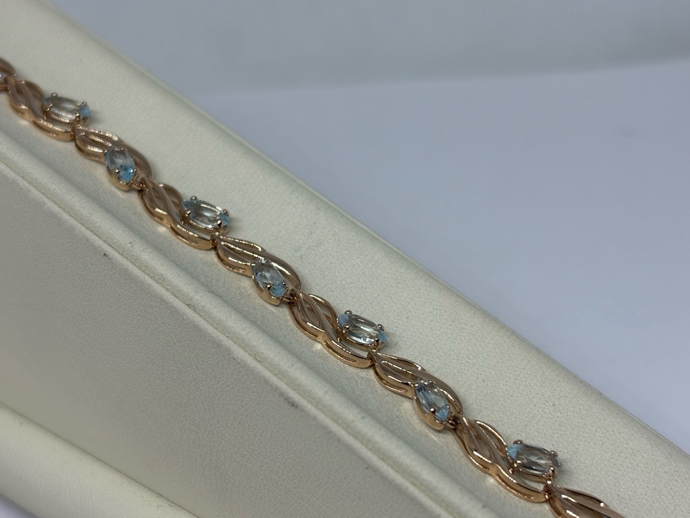 БРАСЛЕТ С КАМНЯМИ (Au 585)