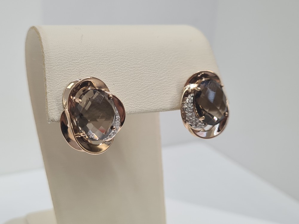 СЕРЬГИ С КАМНЯМИ (Au 585)