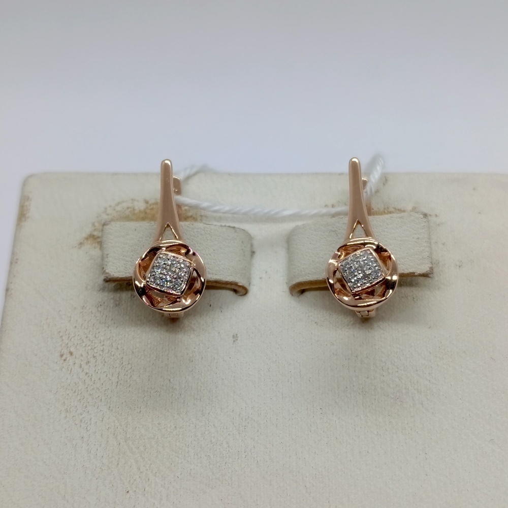 СЕРЬГИ БРИЛЛИАНТ (Au 585)