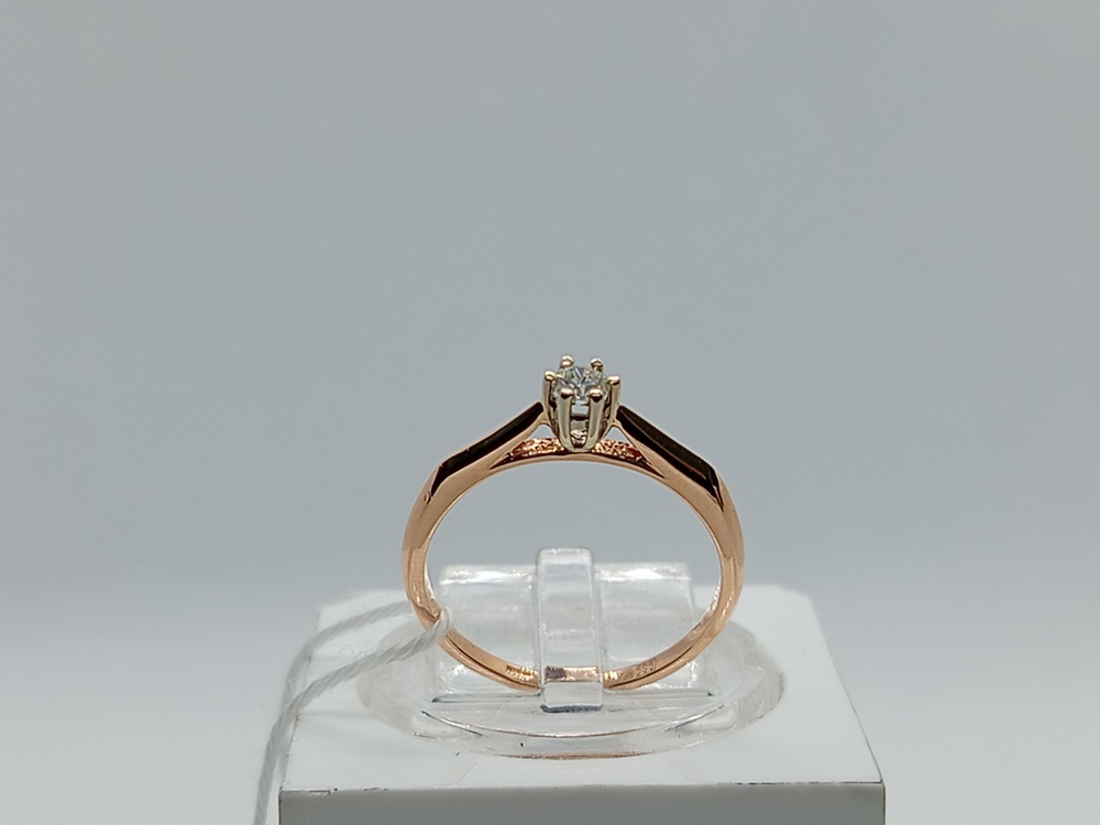 КОЛЬЦО БРИЛЛИАНТ Au 585