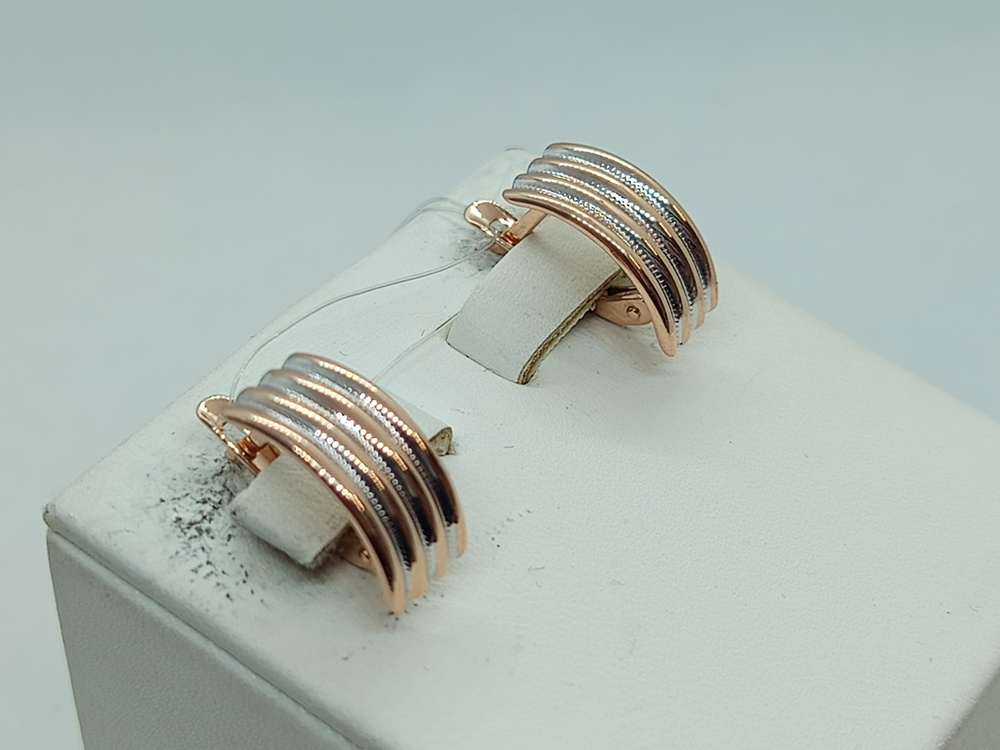 СЕРЬГИ БЕЗ КАМНЯ (Au 585)