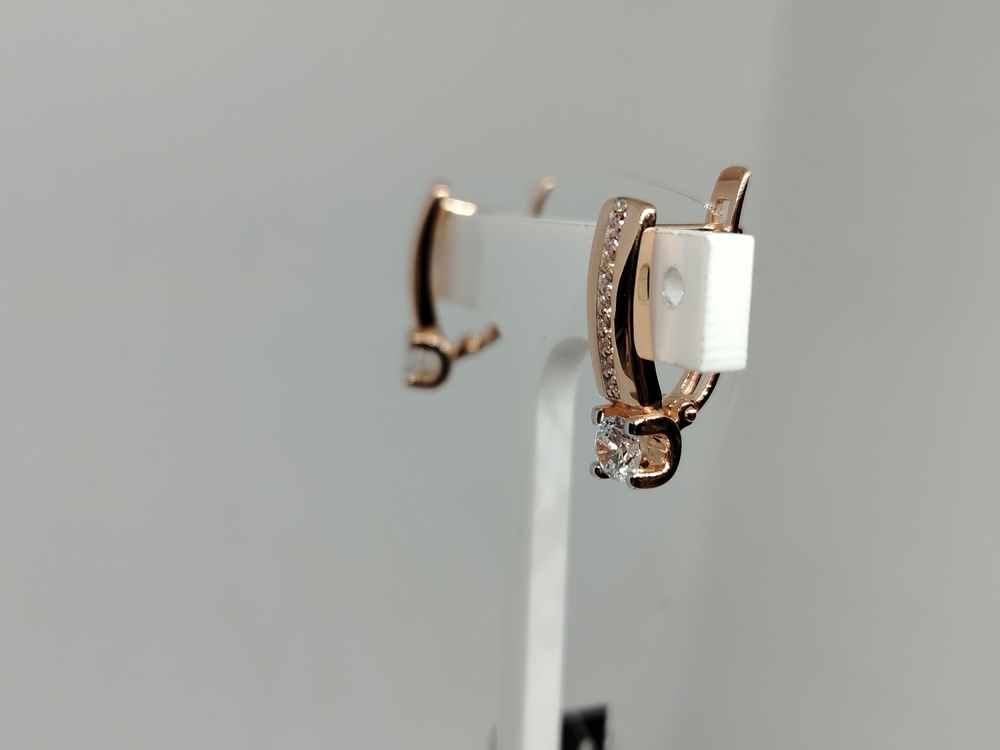 СЕРЬГИ С КАМНЯМИ (Au 585)