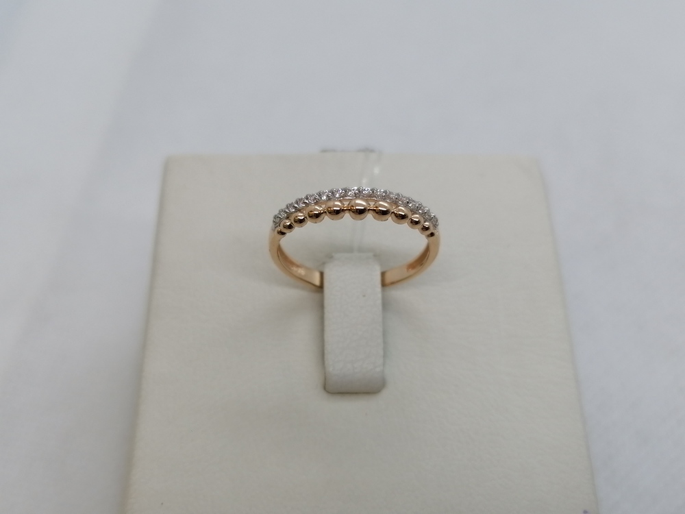 012291-1102 КОЛЬЦО С КАМНЯМИ (Au 585)