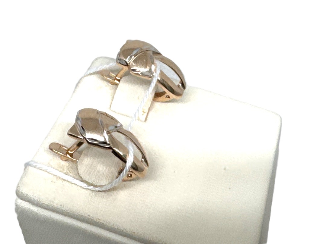 СЕРЬГИ БЕЗ КАМНЯ (Au 585)